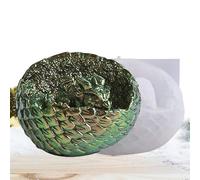 Moule à oeufs de dragon, moule à oeufs de dragon | moule à bougie en silicone en forme de dragon | fournitures décoratives faciles à nettoyer pour cire, bougies, chocolat, biscuits
