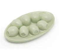 Moule à olives pour savons et travaux manuels | Silicone résistant, antiadhésif et flexible | Dimensions : 8 x 4,5 x 1,9 cm. Facile à utiliser et à créer des savons aromatiques.