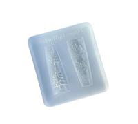 Moule à ongles 3D avec motif de Noël - Pochoir autocollant - Outils créatifs et uniques - Décoration d'ongles - Motif de Noël