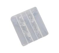 Moule à ongles en silicone en forme de fleur et papillon - Pochoirs en gel - Outils de manucure - Réutilisables