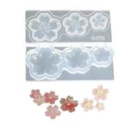 Moule à ongles en silicone haute transparence en forme de Sakuras pour manucure professionnelle pour fêtes, mariages, haute élasticité