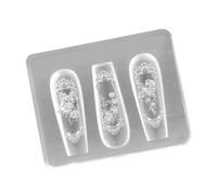 Moule à ongles en silicone pour fête et salon de manucure en forme de rosace en relief pour femme Facile à utiliser