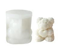 Moule à Ours,Moule En Résine 3D Pour Ourson,Bac à Glaçons Pour Ourson,Moule En Silicone Pour Ourson,Moule À Glaçons Pour Bricolage Chocolat, Bonbons, Gâteau, Cuisson