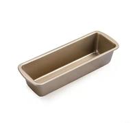 Moule à pain anti-adhésif pour pain, quatre-quarts et pain de viande, moule de cuisson rectangulaire en acier au carbone, 19,6 x 9,5 x 6 cm, facile à nettoyer (L)