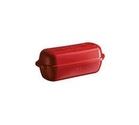 Moule à pain - EMILE HENRY - Grand cru - Céramique haute résistance - 39.5 x 16 x 15 cm - Rouge