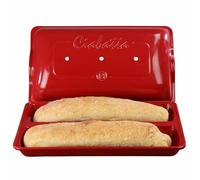 LE PAIN Moule à Pain Ciabatta d´Emile HENRY Rouge Grand Cru SC