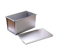 Moule à Pain De Mie Avec Couvercle Anti-AdhéRent 21 * 12 * 11cm, Moule à GâTeau Rectangulaire - DéMoulage Rapide Et Parfait - Idéal pour la Cuisson à la Maison Gâteau au Pain Grillé