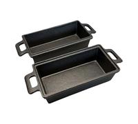 Moule à pain en fonte avec couvercle professionnel pour pain, répartition uniforme de la chaleur, levain et couvercle en fonte