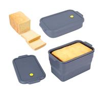 Moule à Pain en silicone avec couvercle：Moule à Pâtisserie Réutilisable pour Cuisson de Pain - Cake et Brioche - Compatible Four Sans BPA, Antiadhésif