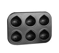 Moule à pain, moule à muffins, moule à gâteau, moule à muffins, plaque de cuisson, plaque de cuisson, moule à muffins, moule à 6 grilles, moule à gâteau durable, moule à gâteau durable