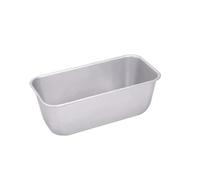 Moule à pain rectangulaire antiadhésif en acier au carbone, Mini moule à Toast, plateau de cuisson de gâteau, outils de cuisine, ustensiles de cuisson, 2 pièces Pour GâTeaux(Medium)