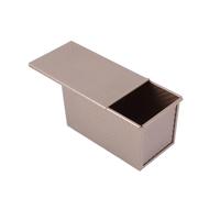Moule à pain rectangulaire avec couvercle, moule de cuisson de pain, gâteau, Toast, boîte à pain antiadhésive avec couvercle, moule à pain en acier aluminisé 1 pièce Pour GâTeaux(S)