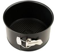 Zenker Moule à panettone 7520 – rond 18 cm, acier inoxydable, noir, à charnière