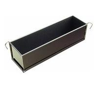 Gobel - Moule à Pâté en Croute Long - 35 x 8 cm - Acier - Revêtement Antiadhérent Bicouche Garanti sans PFAS - Qualité Professionnelle - Fabriqué en France