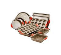 Moule à Pâtisserie Acier Carbone Charnière Poignée Silicone Pour Gâteaux 10PCS Or