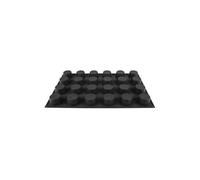Moule à pâtisserie anti-adhésif en silicone - 24 muffins pavoflex