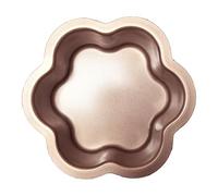 Moule à Pâtisserie Antiadhésif en Forme de Plaque de Cuisson pour Gâteaux Pains et Pizzas (8“ Set of 2 En Forme de fleur)