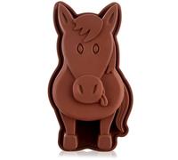 Moule à pâtisserie Cheval - Silicone Souple - 19 x 10 x 4 cm - Marron