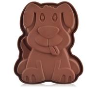 Moule à pâtisserie - Chien - 20 x 16 x 4,5 cm - Marron