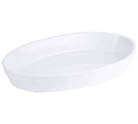 Moule à pâtisserie en porcelaine blanc : 32 cm de long Variante : 32 cm de long