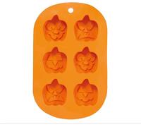 Moule à pâtisserie en silicone - citrouille - Halloween - 27 x 17 cm