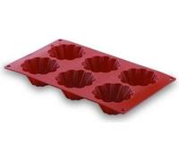 Moule à pâtisserie en silicone Lacor - 3x6 pièces, Idéal pour la cuisson et la congélation, -40ºC à 230ºC, série Pastryflex