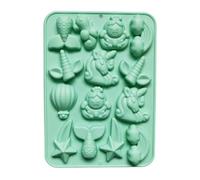 Moule à pâtisserie en silicone Unicorn, 23 × 16,5 × 2 cm, moules en silicone Unicorn, Fish Tail, Seahorse, Rainbow pour chocolat, bonbons, cupcakes, savon, gelée, biscuits, glaçons - lot
