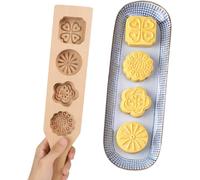 Moule à Patisserie Moule à Gâteau Lune Hand-Pressure Motif de Fleur DIY Vendos85