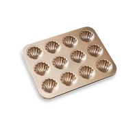 Moule à Pâtisserie Plaque de Cuisson Antiadhésive en Acier au Carbone (12 Cavity Madeleine Baking Pan)