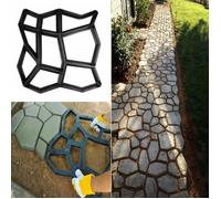 Moule à Pavé Plastique Pavage Moyen Béton Moules Pierres Stepping Stone Jardin Allée Moule Pavage Chemin Moule 60 x 50cm