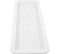 Moule à Pavés en Plastique Blanc pour Cour et Jardin, Démoulage Rapide | Style Antique Authentique, Antidérapant et Solide, pour Patios Chinois et Parcs, Construction Facile
