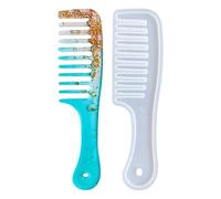 Moule à peigne à cheveux, moule pour faire des brosses à cheveux, outil de moulage époxy en silicone, accessoire de bricolage en résine et accessoires d'artisanat | Kit de création