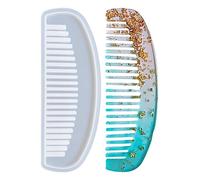 Moule à peigne en silicone - Moule à peigne réutilisable - Brosse à cheveux - Moule en silicone - Moule en résine époxy pour la fabrication de bijoux - Outils faits à la main