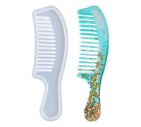 Moule à peigne, peigne à cheveux en silicone, moule réutilisable pour brosse à cheveux | Brosse à cheveux en silicone époxy résine coulée bijoux art bricolage outils