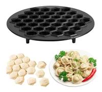 Moule à pelmenis 37 trous en alliage d'aluminium, réutilisable, pour ustensiles et accessoires de cuisine.