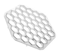 Moule à Pelmenis Cuisine Multi-trous en Alliage D’aluminium | Résultat Uniforme, Rangement Facile, Argenté, pour Pâte à Raviolis Frits, la Cuisine Maison, Dortoir