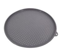 Moule à pizza en silicone 14 pouces, tapis à pizza rond en silicone antiadhésif, poêle avec trous, plateau enroulable avec trou de suspension, résistant la chaleur, lavage facile pour four, pâtisse