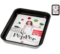 Moule à Pizza Home Antiadhésif Sel et Poivre 35x25 cm