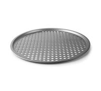 Lacor – Moule à pizza perforée Delize 36 cm – Acier argenté