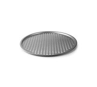 Lacor – Moule à pizza perforée Delize 36 cm – Acier argenté