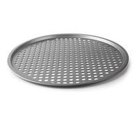 Lacor – Moule à pizza perforée Delize 36 cm – Acier argenté