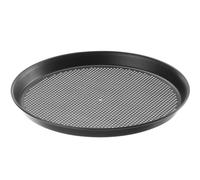 Hendi – Moules à pizza ronds perforés Ø260×H25 mm, acier au carbone recouvert d'oxyde de fer