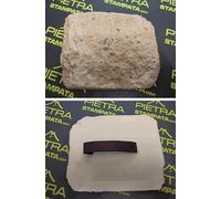 Moule à plâtre imprimé FIN PIERRE, mur imprimé ciment imprimé, modèle "Itria 2" de cm. 20x15 environ, pour moules de sol et moules pour pierre