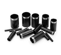 Moule à Poinçonner Cuir, 15 Pièces Poinçons à Cuir en Acier Rapid, 1-15mm Outil de Perforation pour Travail du Cuir, Cordonnerie, Maroquinerie, Fabrication de Bijoux, DIY Artisanat