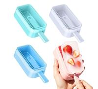 Moule à Pop Cake Avec Couvercle, Silicone Alimentaire Démoulage Facile Lot