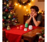 Moule À Pot À Bougie Arbre De Noël, Fournitures De Moulage En Silicone Pour DIY, Moule À Résine Époxy, Pour Bricolage, Événements, Fêtes, Bijoux, Ateliers, Projets