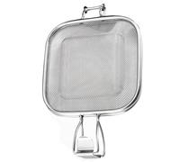 Moule à pour Four - Pince à Toast pour Petit Déjeuner, Grille de Cuisson double Face, Charnière de Fermeture + Métallique, Acier Inoxydable - pour Fours Électriques & Toasteurs