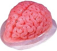 Moule à pudding cerveau Halloween gadget de fête transparent 20x15x7,5cm