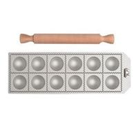 Marcato Moule à ravioli 8383 – 12 raviolis ronds 5,5 cm