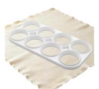 Moule à raviolis 8 trous pour pâte à pâtes maison | Ensemble de moules à raviolis pour la maison, la cuisine, les fêtes, les pendaisons de crémaillère, les dîners de famille